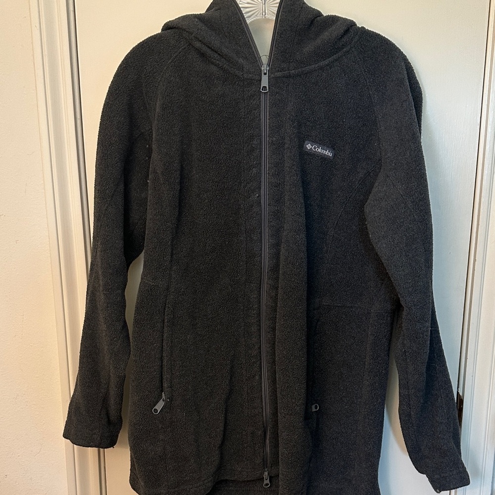 Columbia Women’s Benton long Charcoal Fleece Jacket